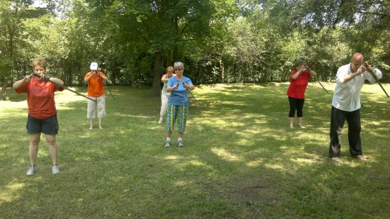 tai chi - gyakorl�s a szabadban Varb� 2014